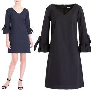 J. Crew 3/4 Bell Sleeve Mini Flare Shift Dress  - Women's SIZE 4